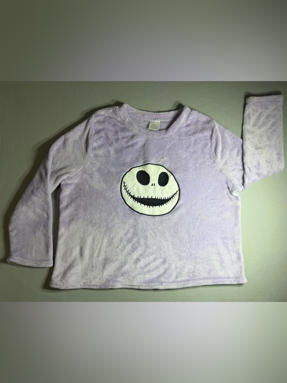 Disney The Nightmare Before Christmas Jack Skellington Sweater Purple Women's 2X